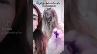 highlights hair violet ash mix