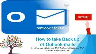 How to take MS Outlook E-mails Backups outlook backup.