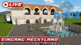 Baustelle Eingang Meckyland - Planet Coaster 2 | Mecky79 - Live 🔴