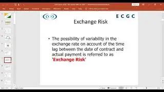 Credit Risks Management- The Guidance Principles for ECGC Claims