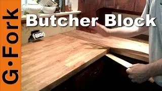 DIY Ikea Butcher Block Countertop Installation - GardenFork