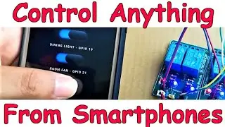 Control any Appliances from Smartphone Using ESP32 #Shorts
