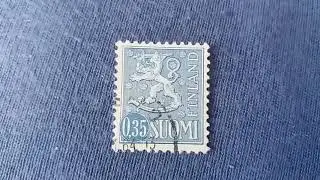 FINLAND SUOMI Old Postage Stamp 0,35