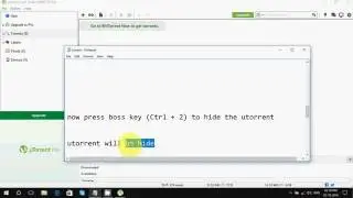 how to set password  utorrent | lock/hide