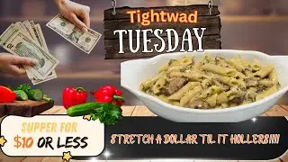 Creamy Sausage & Spinach Pasta for $10 | Dollar Tree Dinner
