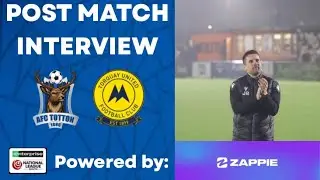 Jimmy Ball Post Match | AFC Totton 1-0 Torquay United | National League South | 20.12.25