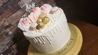 easy layer cake decorating روتين طلبيۃ لاير كيك
