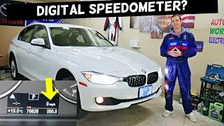 BMW HOW TO ACTIVE DIGITAL SPEEDOMETER ON BMW F30 F31 F32 F33 F36