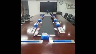 Motorized Electric Table LCD Monitor Lift paperless conference system