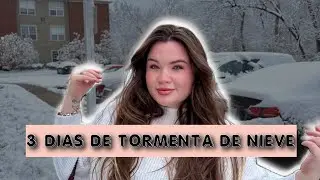 Asi viví La Tormenta de nieve 🌨️ tuve que ir a trabajar porque así funciona EEUU 🇺🇸 