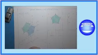 PROIEZIONI ORTOGONALI DI UN PENTAGONO PARALLELO AL P.V. (513)