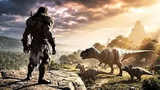 💥THE LAST NEANDERTHAL: New Hollywood Dinosaur Movie (2025) |  | T-rex Vs indominus | JURASSIC WORLD|