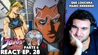 A STAND MAIS BRISADA DE JOJO??? React JoJo's Bizarre Adventure Parte 6 EP. 28