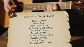 Acoustic Songs for Rainy Days
