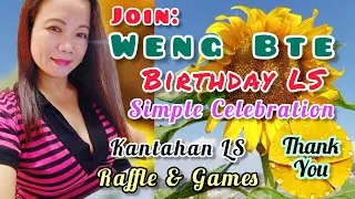 6/12_Thank You Lord for the 50❤️ Simple LS Celebration, Kantahan w/ Games and Raffle