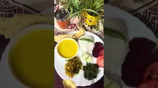 Let&rsquo;s prepare veg Lunch Thali🍛 এসাঁজ নিৰামিষ আহাৰ জুতিৰে🍛❤️👌 #veg #lunch #cooking #food #thali 
