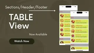 Section and HeaderFooter in TableView