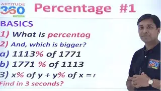 #1 Percent | Learn from Basics | MUST for SSC & BANK PO | The most important shortcuts You must know