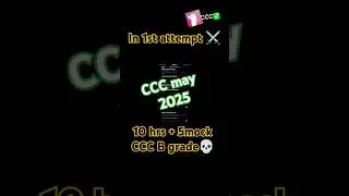 CCC may result declared ✅