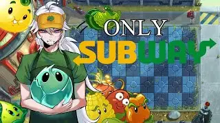 Can you beat Plants Vs. Zombies 2 WITH ONLY SUBWAY&copy; FOOD ITEMS? [Far Future]