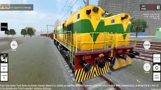 Dangerous Train Accident in RG Train Tech Demo Android Gameplay | Indian Train Simulator Games 3D