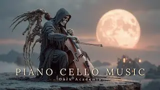 Haunting Cello Melodies | Dark Academia Piano Cello Music for Study & Focus Deep🌙