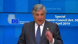 Antonio Tajani: European Election is not a Game! #BREXIT #EUelections2019