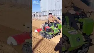 柴油195小型乘坐履带旋耕机 