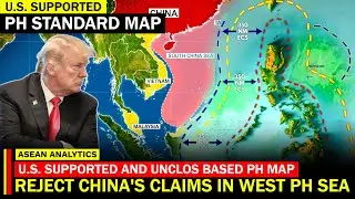 U.S. Supported and UNCLOS Based PH Standard Map Directly DEFIES China's Claims in West PH Sea