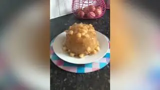 Home cook's recipe for steamed apple and cinnamon pudding