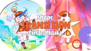 ˚⟡.♡◦ Shape Transition Tutorial | No Plugins | After Effects 2024