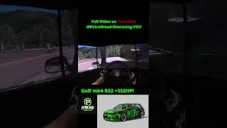 POV👀 Golf MK4 R32 Stage2! +552HP! H Shifter! Arrabasada