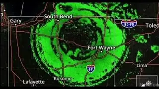 125 mile wide radar anomaly over Indiana