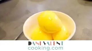 DANI VALENT COOKING: Passionfruit Dry Ice Sorbet teaser. Easy Thermomix recipe demo.