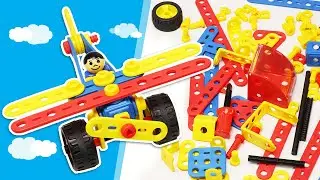 Planes Toys Set Mechanix For Kids - Fine motor skills, logical thinking, creative thinking
