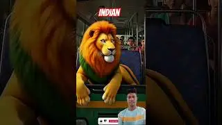 loin 👑 king.. Indian sher.. #facts #automobile #cartoon #trending #aishorts