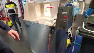 Malerwaschplatz Halbautomatisch