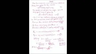 Find the maximum and minimum distance from origin to the curve upsc cse ias