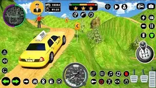 OFF-ROAD TAXI CAR DRIVING GAME. TAXI SERVICES MISSIONS GAME.