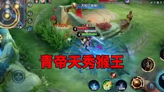 青帝猴子天秀教学：戏耍国标诸葛，同一位置瞬秒两次！某知名主播无辜躺枪心态炸裂！【文龙说峡谷】