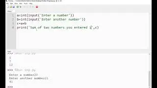 input() Function in Python