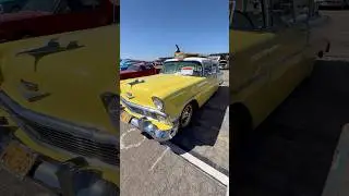 57 210 Handyman #chevy #chevywagon #wagon #carshow #2025 #trifive #automobile #classiccars #surfing