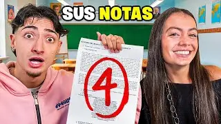 REACCIONO a las NOTAS de MI HERMANA PEQUE&Ntilde;A... *SUSPENDE*