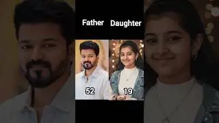 South Indian Actors & their Daughters with age ❤️ #south #actor #daughter #age #shorts #DipEdits