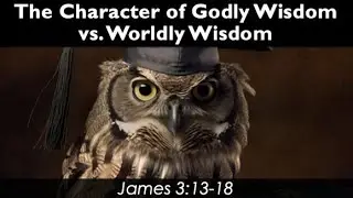 The Character of Godly Wisdom Vs. Worldly Wisdom | Wednesday Evening| January 21, 2026