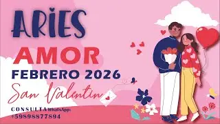 ARIES♈️SAN VALENTIN TE TRAE🎁 AMOR ROMANTICO😍ESTARAS FELIZ😁NUEVO AMOR💐#aries#amor#tarot#hoy