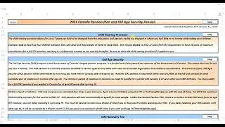CPP & OAS - Child Rearing Benefit