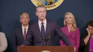 California Gov. Gavin Newsom reacts to Roe v. Wade strike down