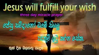 Jesus will fulfill your wish (3-day miracle prayer)