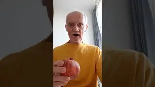 👉Runde Frucht und lederhaltigen, r&ouml;tlichen Schale.